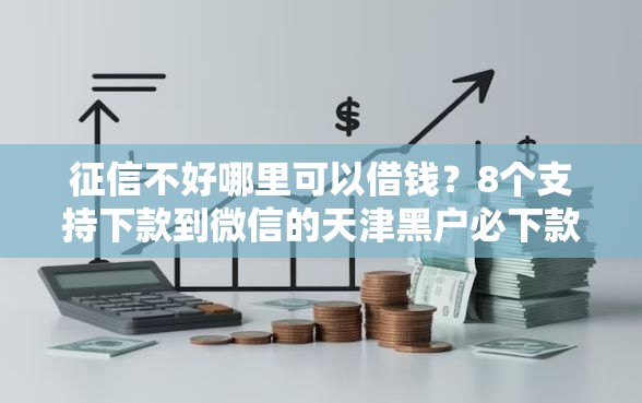 征信不好哪里可以借钱？8个支持下款到微信的天津黑户必下款的口子