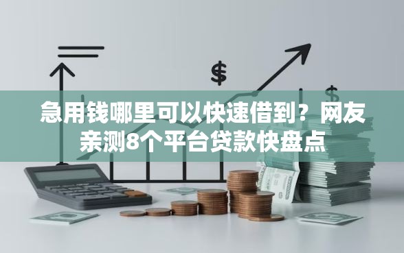 急用钱哪里可以快速借到?网友亲测8个平台贷款快盘点 急用钱哪里可以快速借到?网友亲测8个平台贷款快盘点