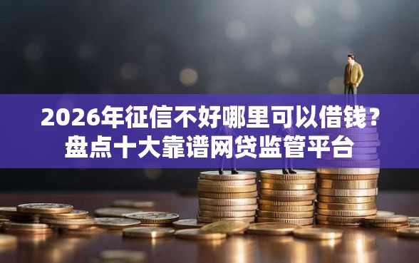 2026年征信不好哪里可以借钱？盘点十大靠谱网贷监管平台
