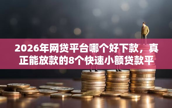 2026年网贷平台哪个好下款，真正能放款的8个快速小额贷款平台推荐
