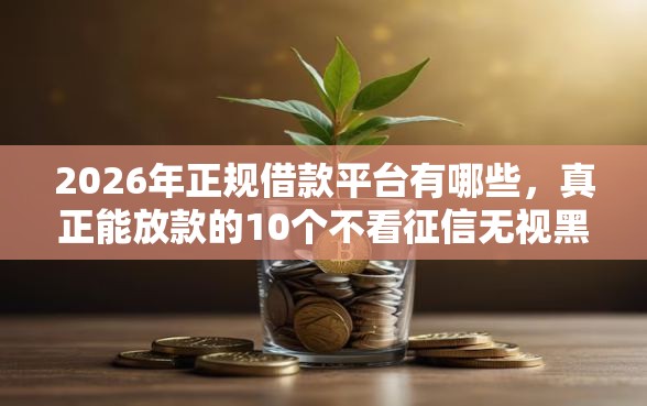 2026年正规借款平台有哪些,真正能放款的10个不看征信无视黑白百分百下款网贷口子推荐 2026年正规借款平台有哪些,真正能放款的10个不看征信无视黑白百分百下款网贷口子推荐