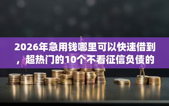 2026年急用钱哪里可以快速借到,超热门的10个不看征信负债的网贷百分百下款app推荐 2026年急用钱哪里可以快速借到,超热门的10个不看征信负债的网贷百分百下款app推荐