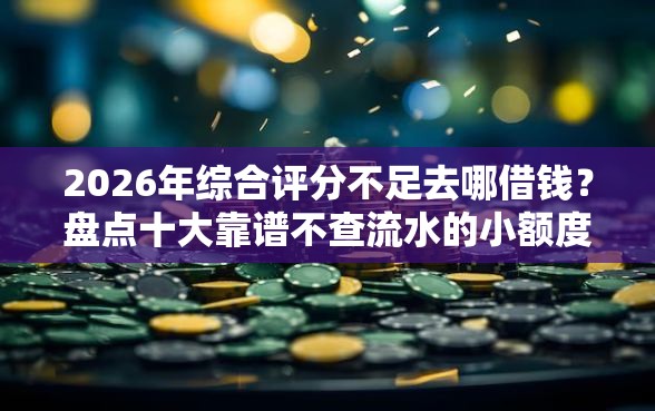 2026年综合评分不足去哪借钱？盘点十大靠谱不查流水的小额度贷款平台