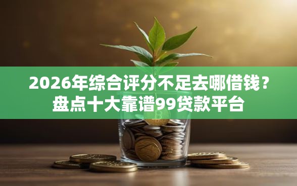 2026年综合评分不足去哪借钱？盘点十大靠谱99贷款平台