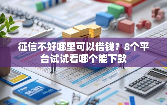 征信不好哪里可以借钱？8个平台试试看哪个能下款