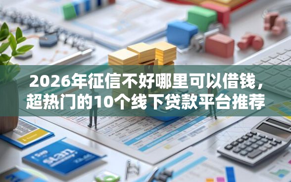 2026年征信不好哪里可以借钱，超热门的10个线下贷款平台推荐