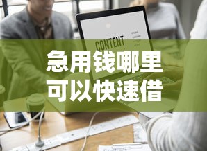 急用钱哪里可以快速借到？这5个网贷平台排名不分先后前10名值得一试