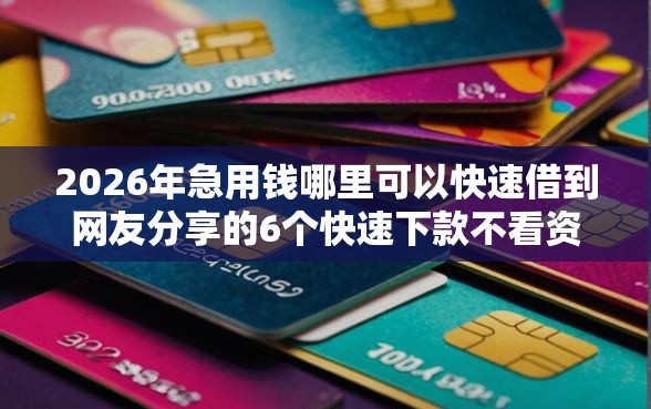 2026年急用钱哪里可以快速借到网友分享的6个快速下款不看资质的贷款平台平台我觉得不错！