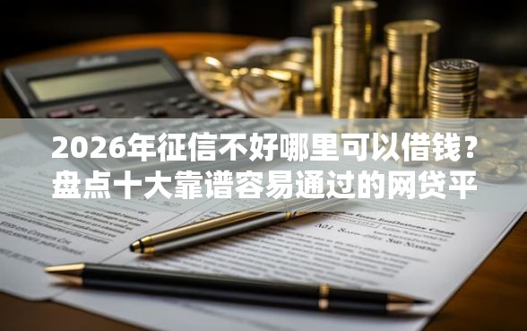 2026年征信不好哪里可以借钱？盘点十大靠谱容易通过的网贷平台
