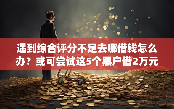 遇到综合评分不足去哪借钱怎么办？或可尝试这5个黑户借2万元秒下网贷口子app