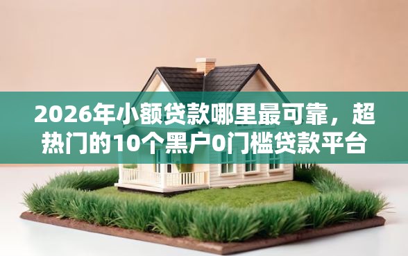 2026年小额贷款哪里最可靠，超热门的10个黑户0门槛贷款平台推荐