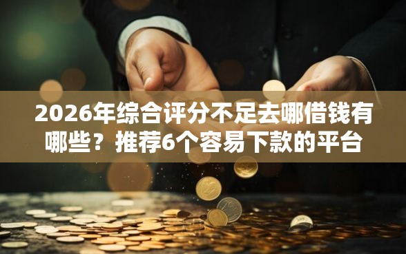 2026年综合评分不足去哪借钱有哪些？推荐6个容易下款的平台