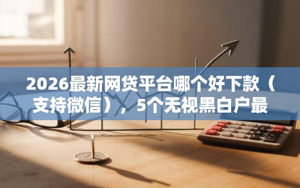 2026最新网贷平台哪个好下款（支持微信），5个无视黑白户最新口子无私分享