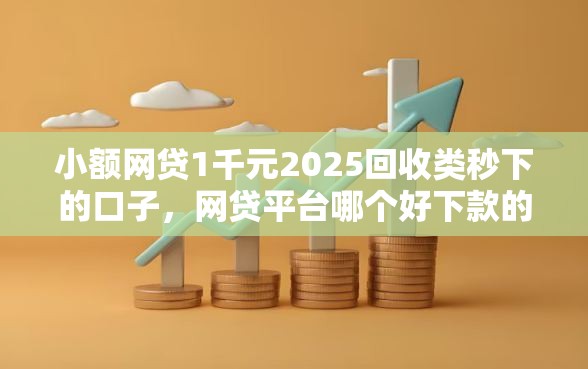 小额网贷1千元2025回收类秒下的口子，网贷平台哪个好下款的8个平台介绍