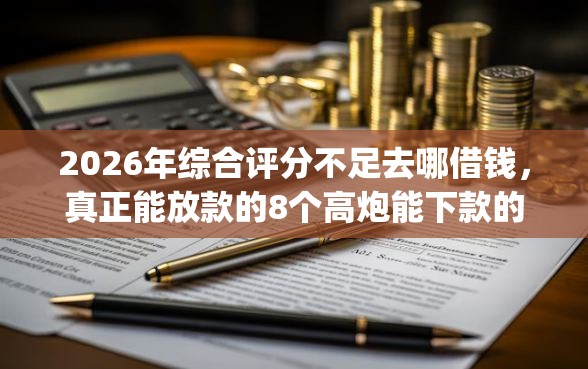 2026年综合评分不足去哪借钱，真正能放款的8个高炮能下款的app推荐