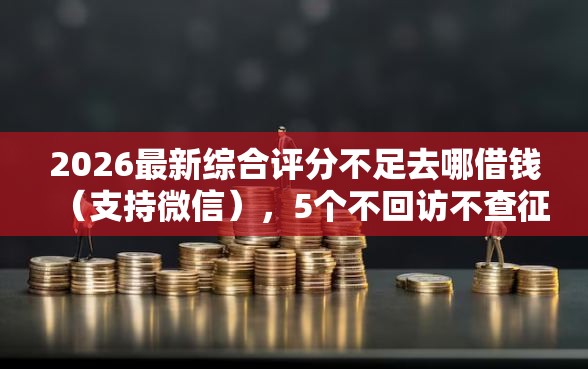 2026最新综合评分不足去哪借钱（支持微信），5个不回访不查征信好下款的口子无私分享