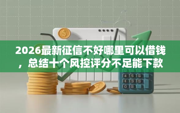 2026最新征信不好哪里可以借钱，总结十个风控评分不足能下款的平台！