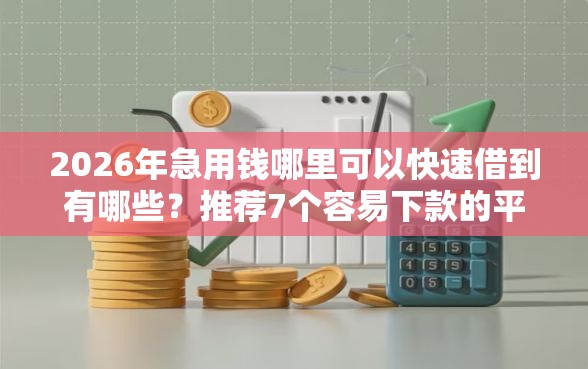 2026年急用钱哪里可以快速借到有哪些？推荐7个容易下款的平台