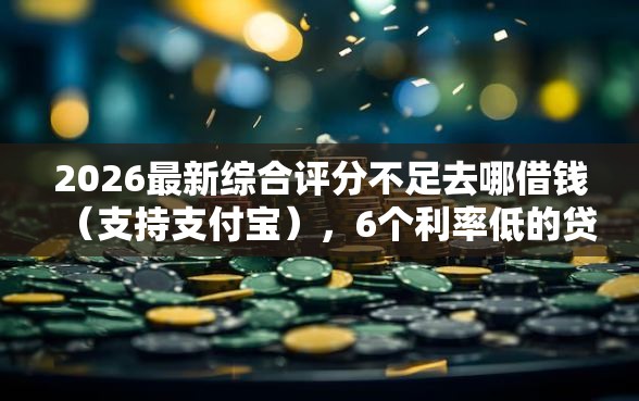 2026最新综合评分不足去哪借钱（支持支付宝），6个利率低的贷款平台无私分享