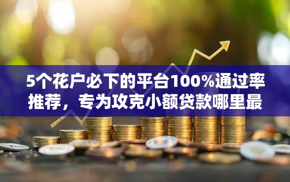 5个花户必下的平台100%通过率推荐，专为攻克小额贷款哪里最可靠难题