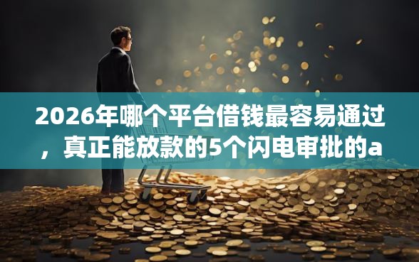2026年哪个平台借钱最容易通过，真正能放款的5个闪电审批的app推荐