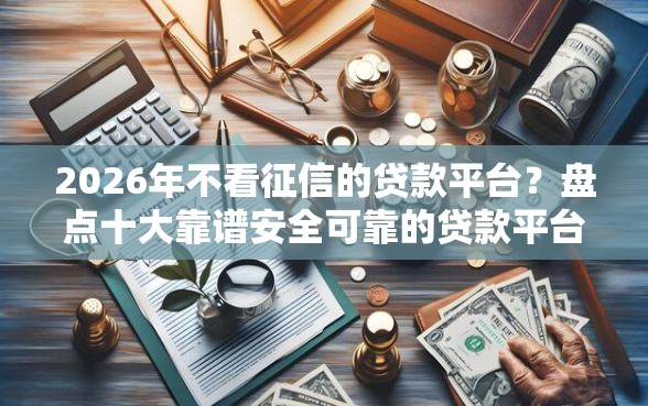 2026年不看征信的贷款平台？盘点十大靠谱安全可靠的贷款平台