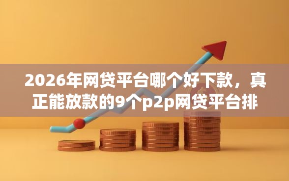 2026年网贷平台哪个好下款，真正能放款的9个p2p网贷平台排名不分先后百强榜推荐