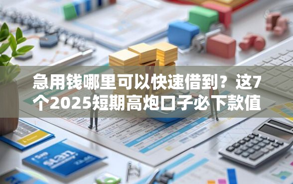 急用钱哪里可以快速借到？这7个2025短期高炮口子必下款值得一试