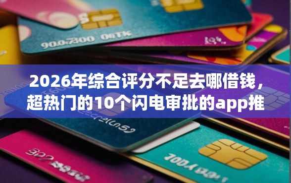 2026年综合评分不足去哪借钱，超热门的10个闪电审批的app推荐
