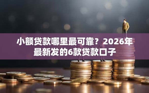 小额贷款哪里最可靠？2026年最新发的6款贷款口子