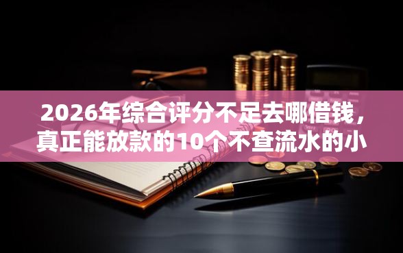 2026年综合评分不足去哪借钱，真正能放款的10个不查流水的小额度贷款软件推荐