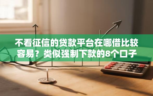 不看征信的贷款平台在哪借比较容易？类似强制下款的8个口子参考