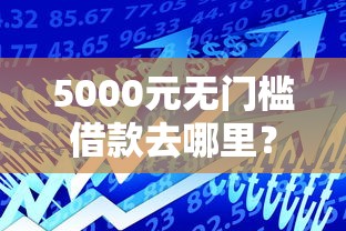 5000元无门槛借款去哪里？小额贷款哪里最可靠看这7个平台