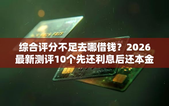 综合评分不足去哪借钱？2026最新测评10个先还利息后还本金的贷款平台