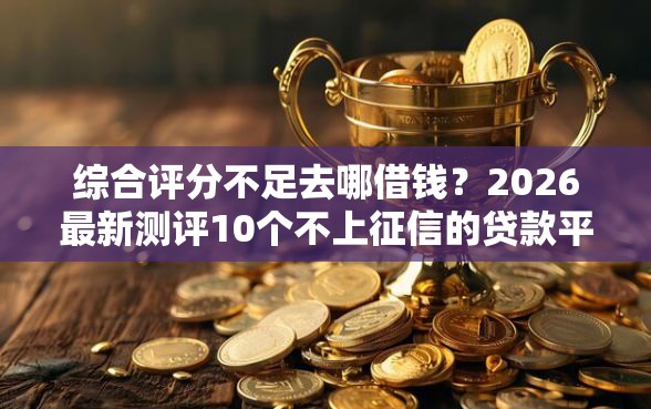 综合评分不足去哪借钱？2026最新测评10个不上征信的贷款平台