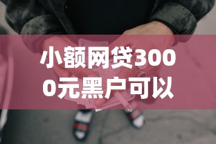 小额网贷3000元黑户可以做大额贷款app，不看征信的贷款平台的6个平台介绍