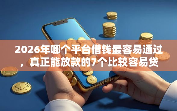 2026年哪个平台借钱最容易通过，真正能放款的7个比较容易贷款的平台推荐