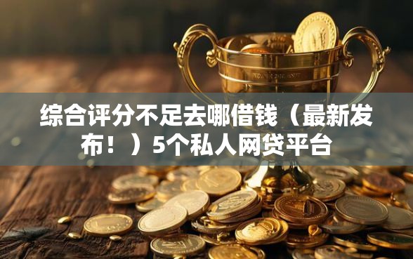 综合评分不足去哪借钱（最新发布！）5个私人网贷平台