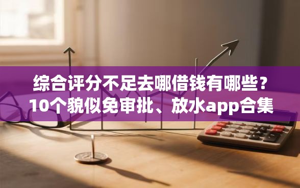 综合评分不足去哪借钱有哪些？10个貌似免审批、放水app合集