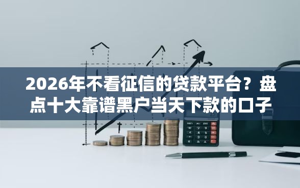 2026年不看征信的贷款平台？盘点十大靠谱黑户当天下款的口子