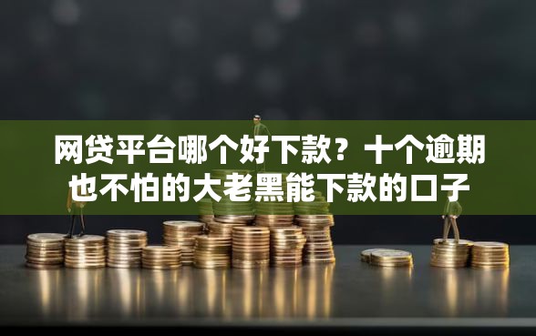 网贷平台哪个好下款？十个逾期也不怕的大老黑能下款的口子