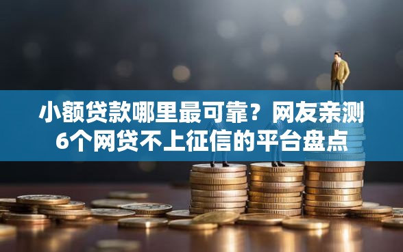 小额贷款哪里最可靠？网友亲测6个网贷不上征信的平台盘点