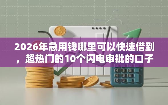 2026年急用钱哪里可以快速借到，超热门的10个闪电审批的口子推荐