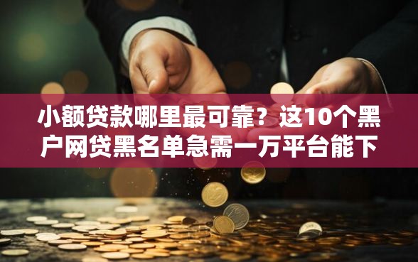 小额贷款哪里最可靠？这10个黑户网贷黑名单急需一万平台能下款值得一试