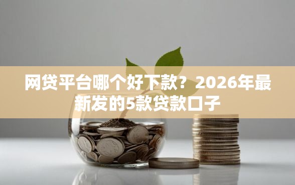 网贷平台哪个好下款？2026年最新发的5款贷款口子