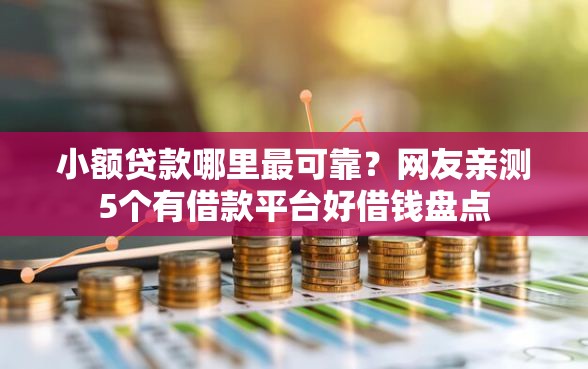 小额贷款哪里最可靠？网友亲测5个有借款平台好借钱盘点