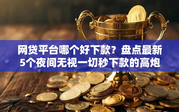 网贷平台哪个好下款？盘点最新5个夜间无视一切秒下款的高炮口子