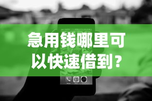 急用钱哪里可以快速借到？5个支持下款到微信的无视黑白必下款的网贷app