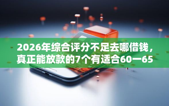 2026年综合评分不足去哪借钱，真正能放款的7个有适合60一65岁的贷款平台推荐
