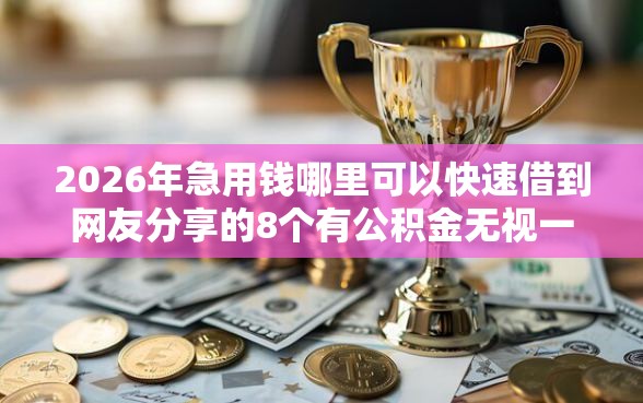 2026年急用钱哪里可以快速借到网友分享的8个有公积金无视一切的口子我觉得不错！